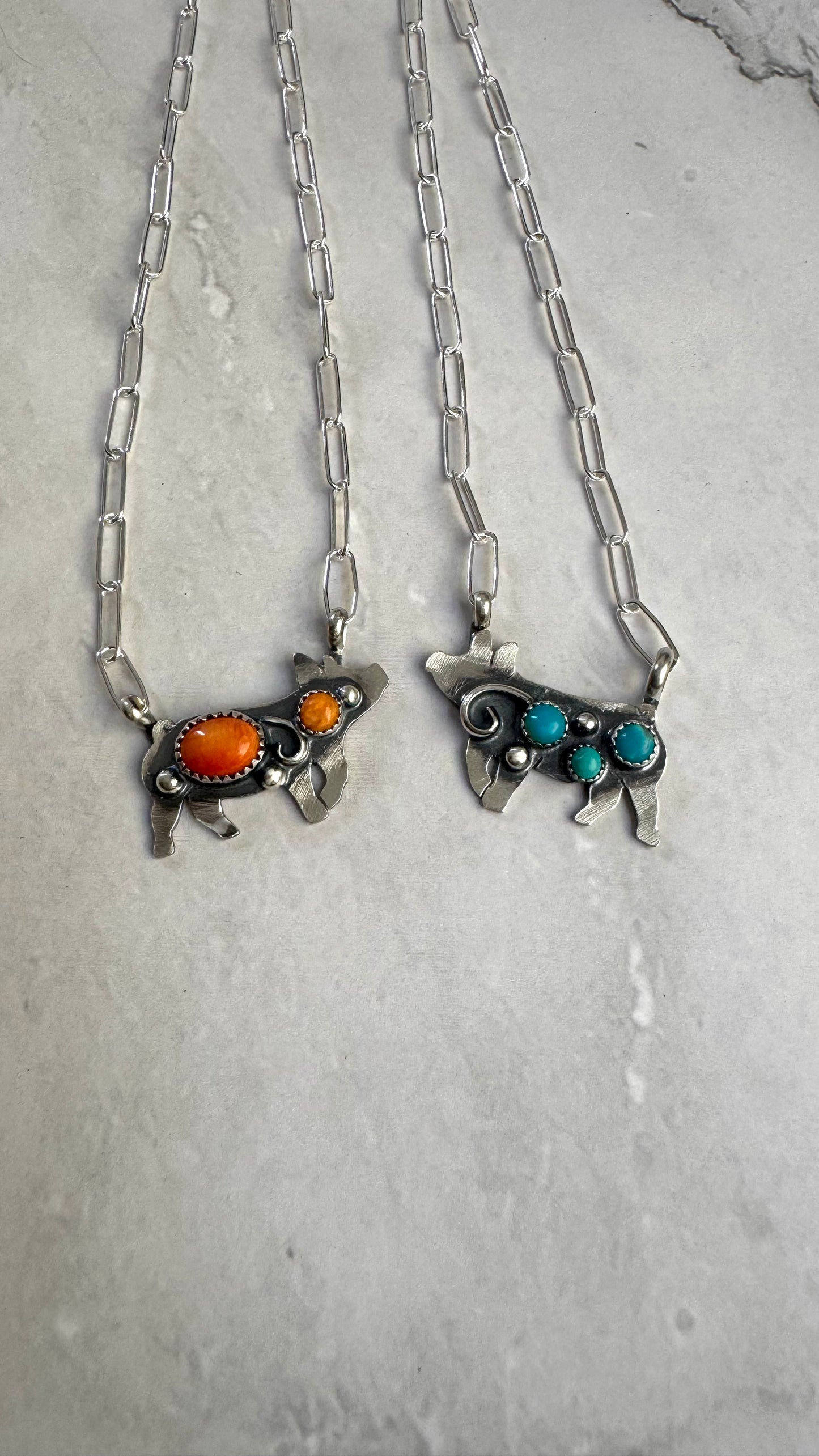 Made to order animal cut out necklace