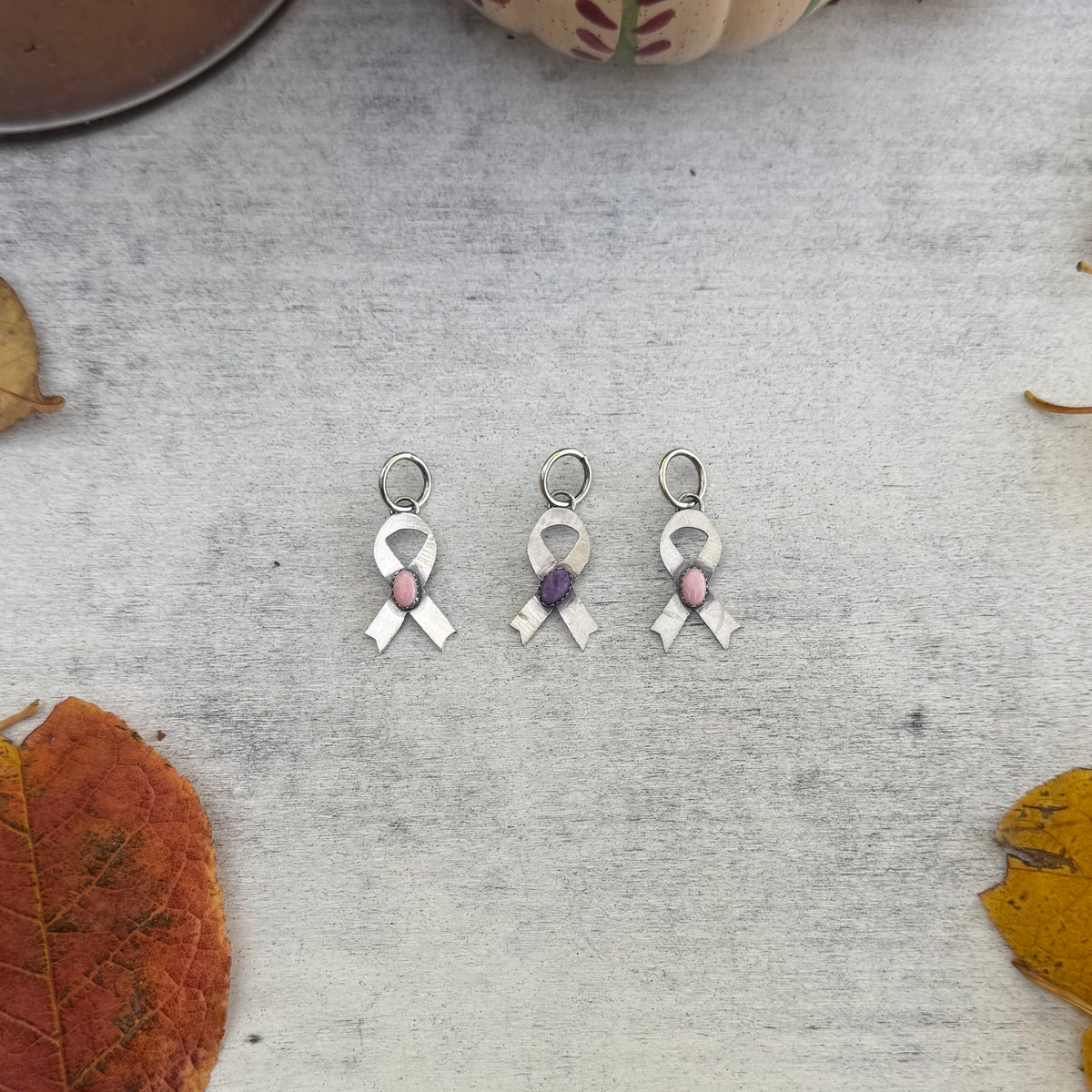 Cancer Ribbon Pendant
