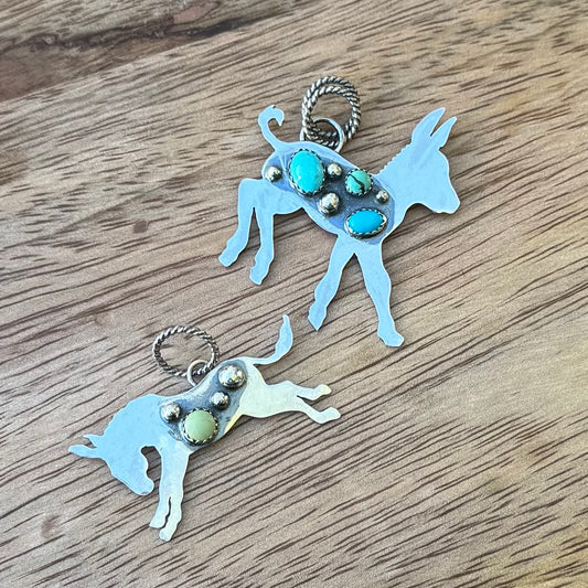 Large Broncy Donkey Pendant