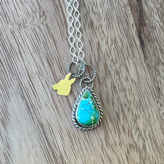 Sonoran Gold Donkey Head Necklace