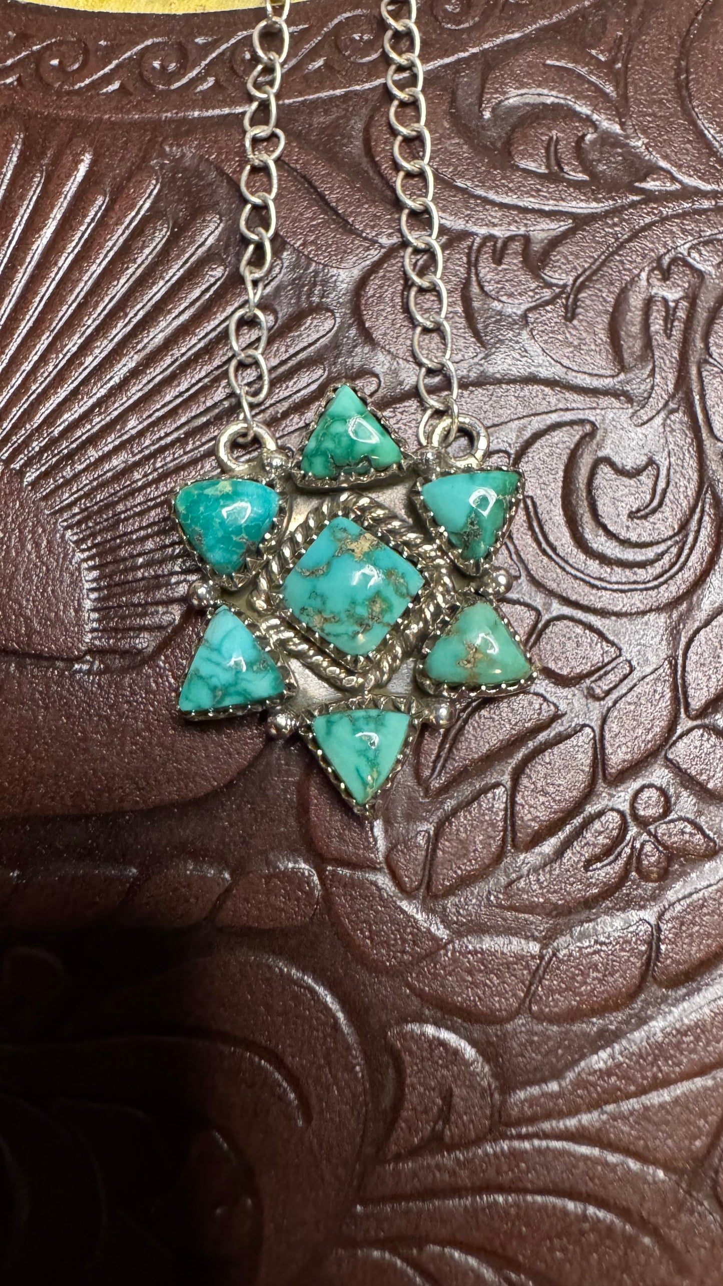 Emerald Valley Cluster Necklace
