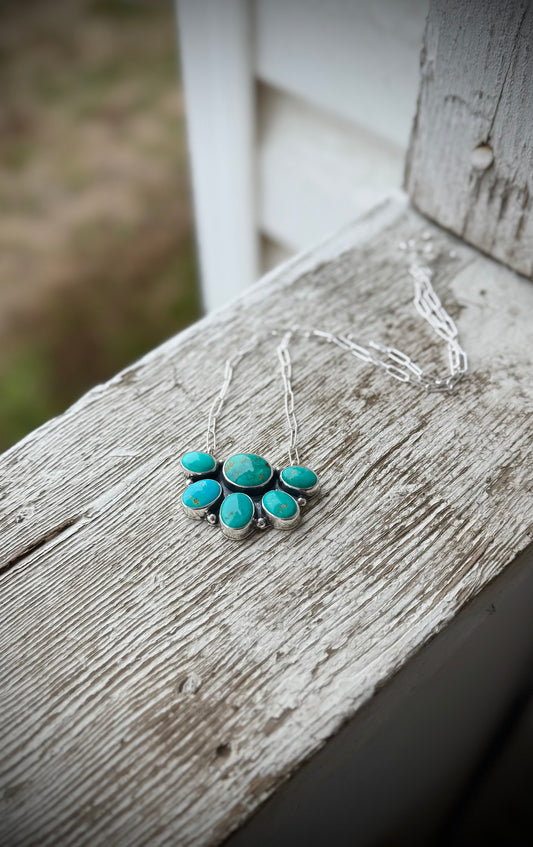 Royston 1/2 Cluster Necklace