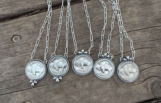 Buffalo Nickel Necklace