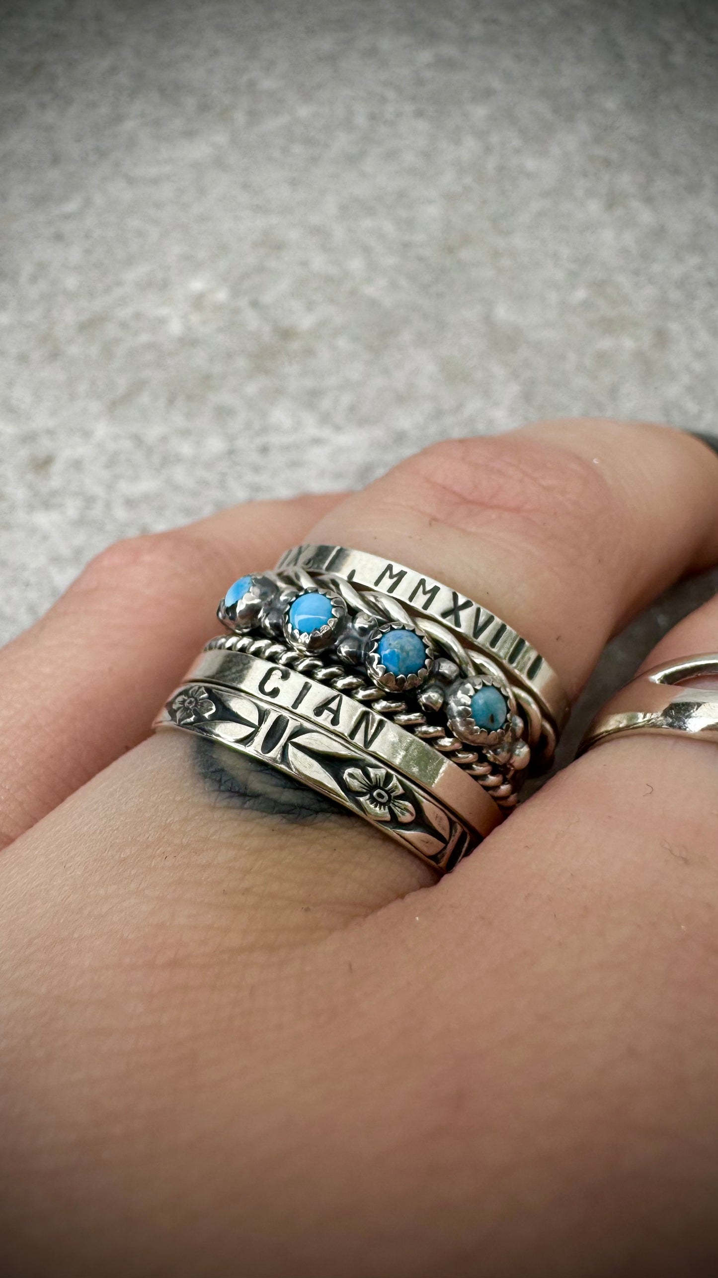 Turquoise Stacker Ring