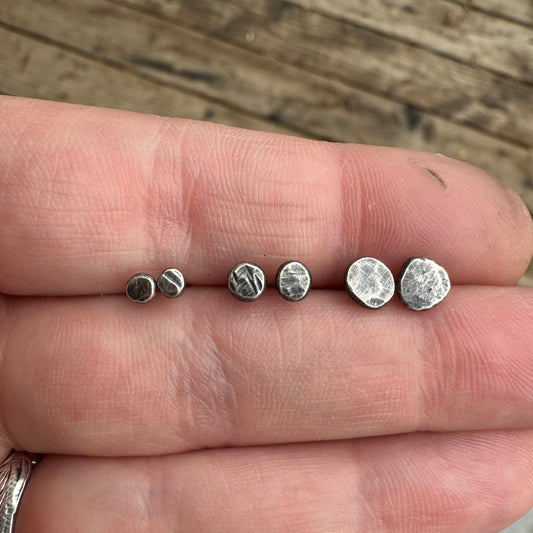 Recycled Silver Studs