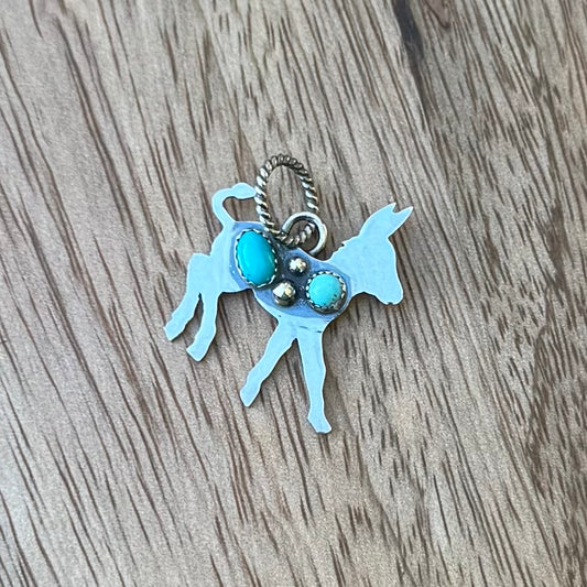 Small Baby Broncy Donkey Pendant