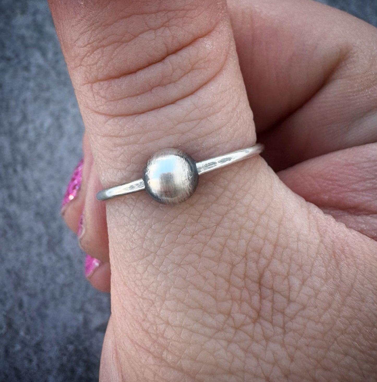 Cowgirl Pearl Spinner Ring