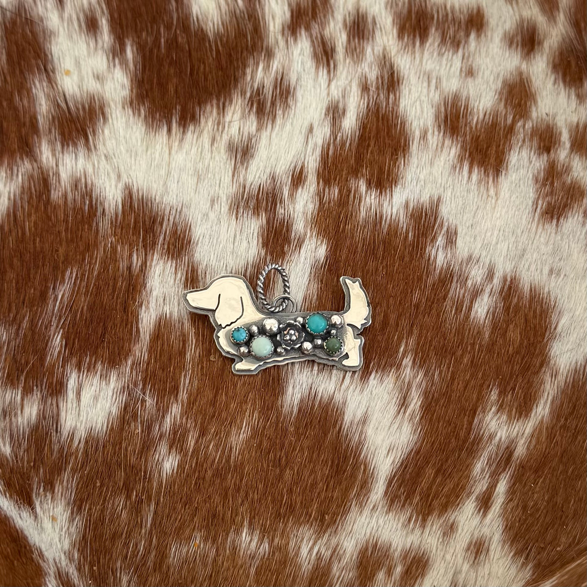 Long Haired Dachshund Pendant
