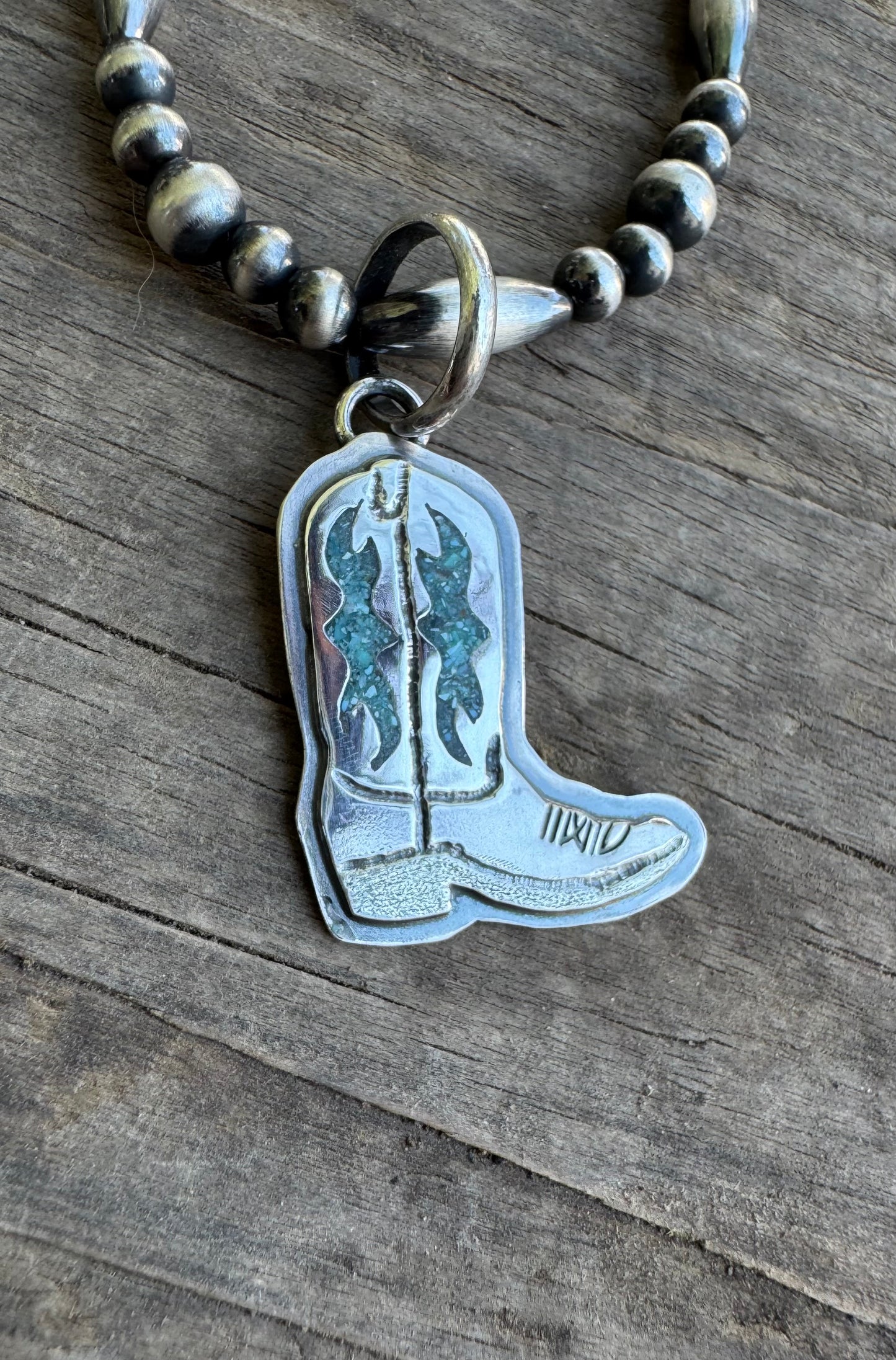 HCR Turquoise Inlay Boot