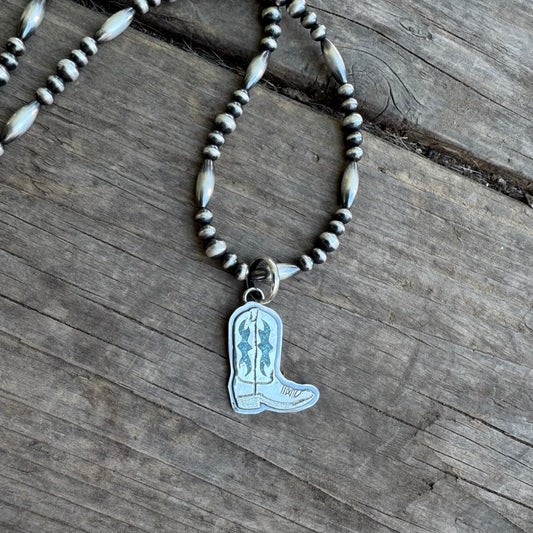 HCR Turquoise Inlay Boot