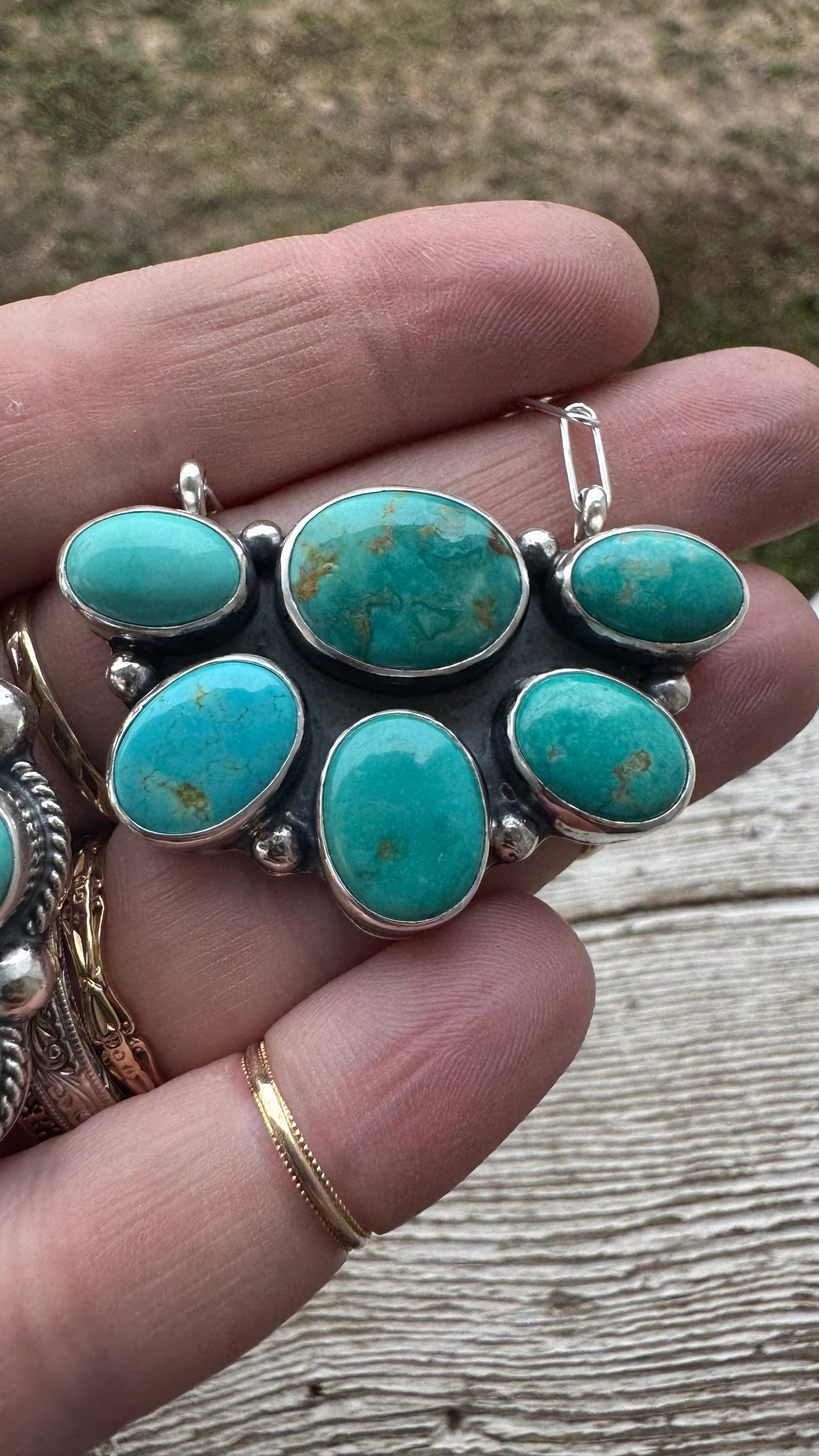 Royston 1/2 Cluster Necklace